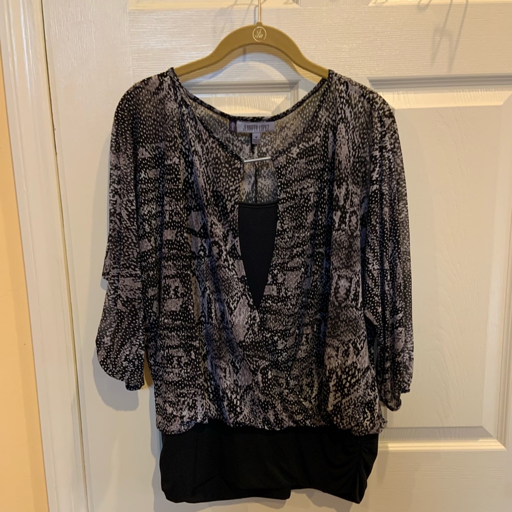 Jennifer Lopez Print Top